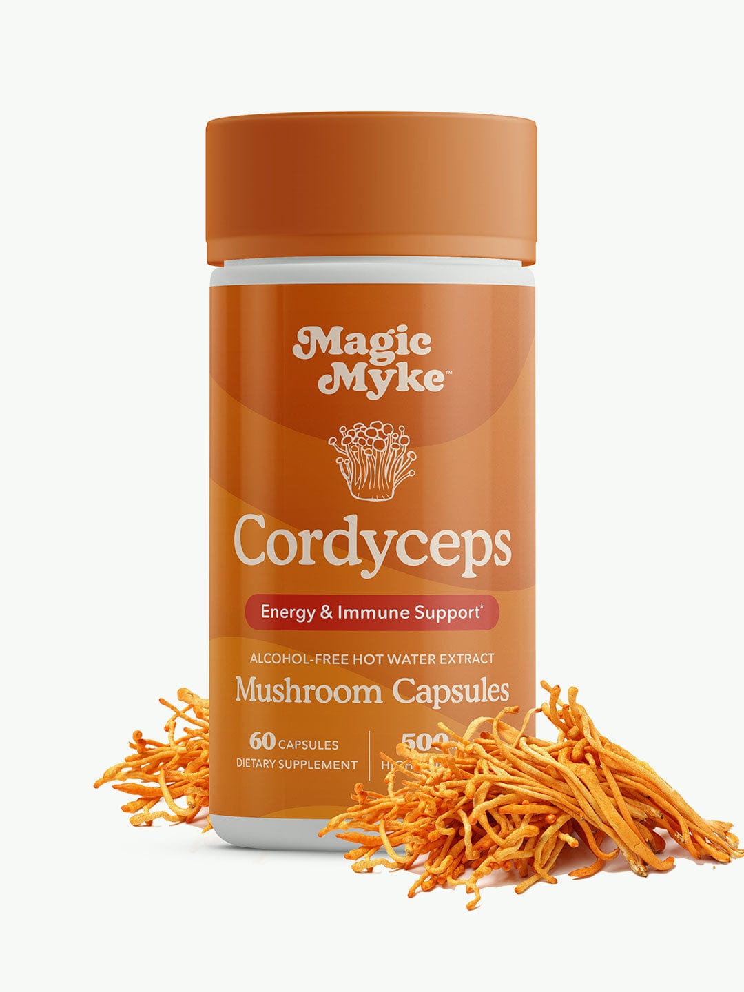Cordyceps – Complexe de Champignons Bio Puissant | 60 Gélules à Haute Concentration