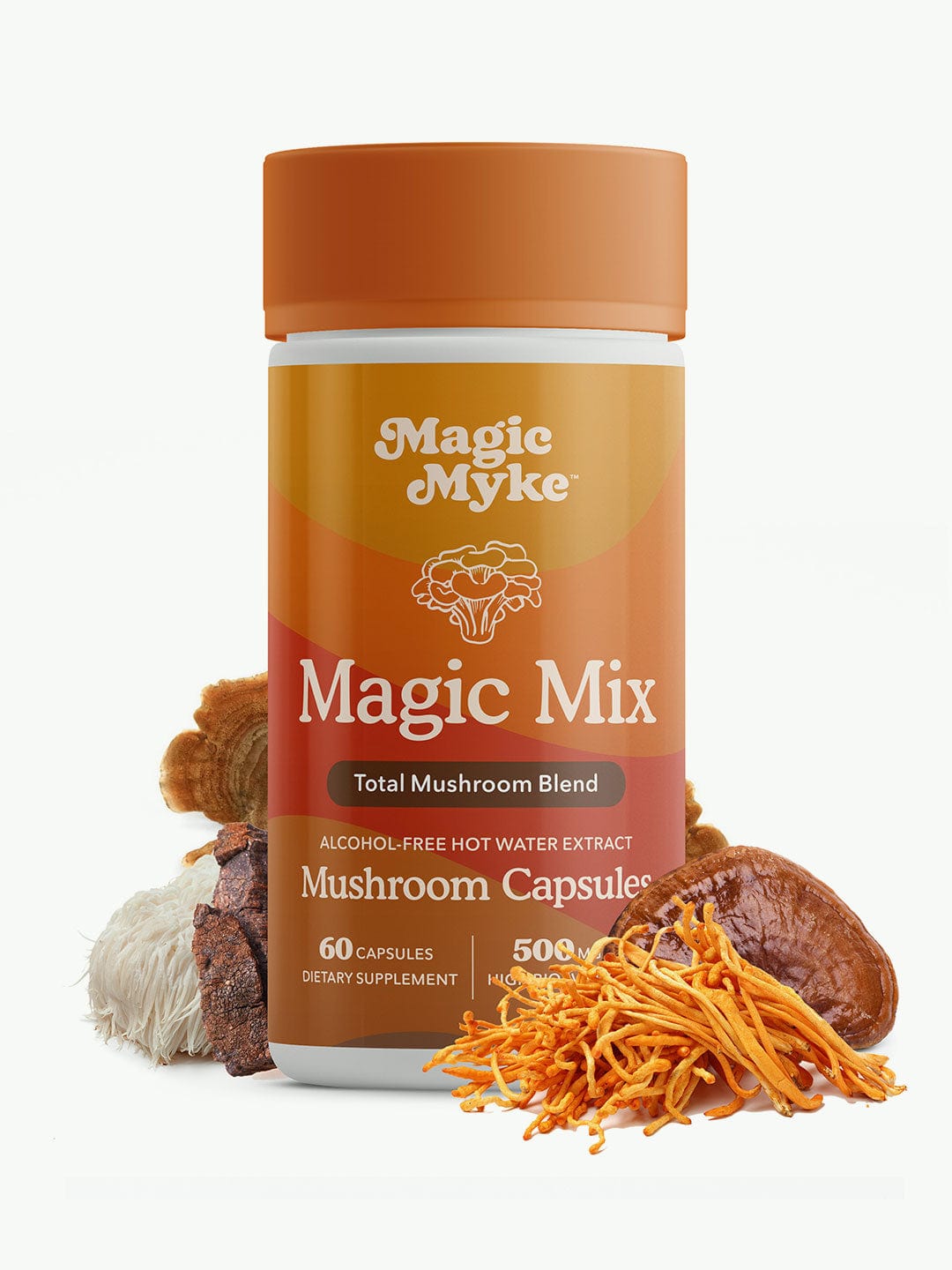 Magic Mix – Complexe de Champignons Bio Puissant | 60 Gélules à Haute Concentration