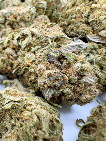 crunchy nut cbd flowers close up