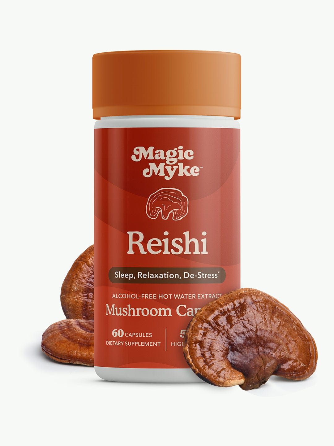 Reishi – Complexe de Champignons Bio Puissant | 60 Gélules à Haute Concentration