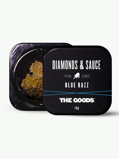 Diamonds & Sauce | Blue Razz - 1g (70% CBDa)