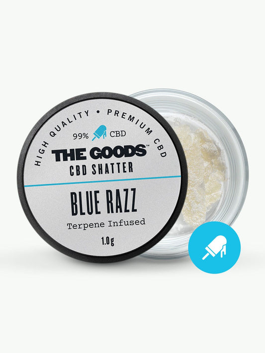 SHATTER - BLUE RAZZ (ISOLAT DE CBD 99%)