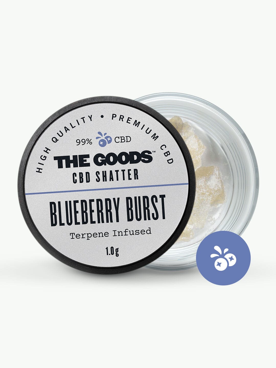 SHATTER - BLUEBERRY BURST (ISOLAT DE CBD 99%)
