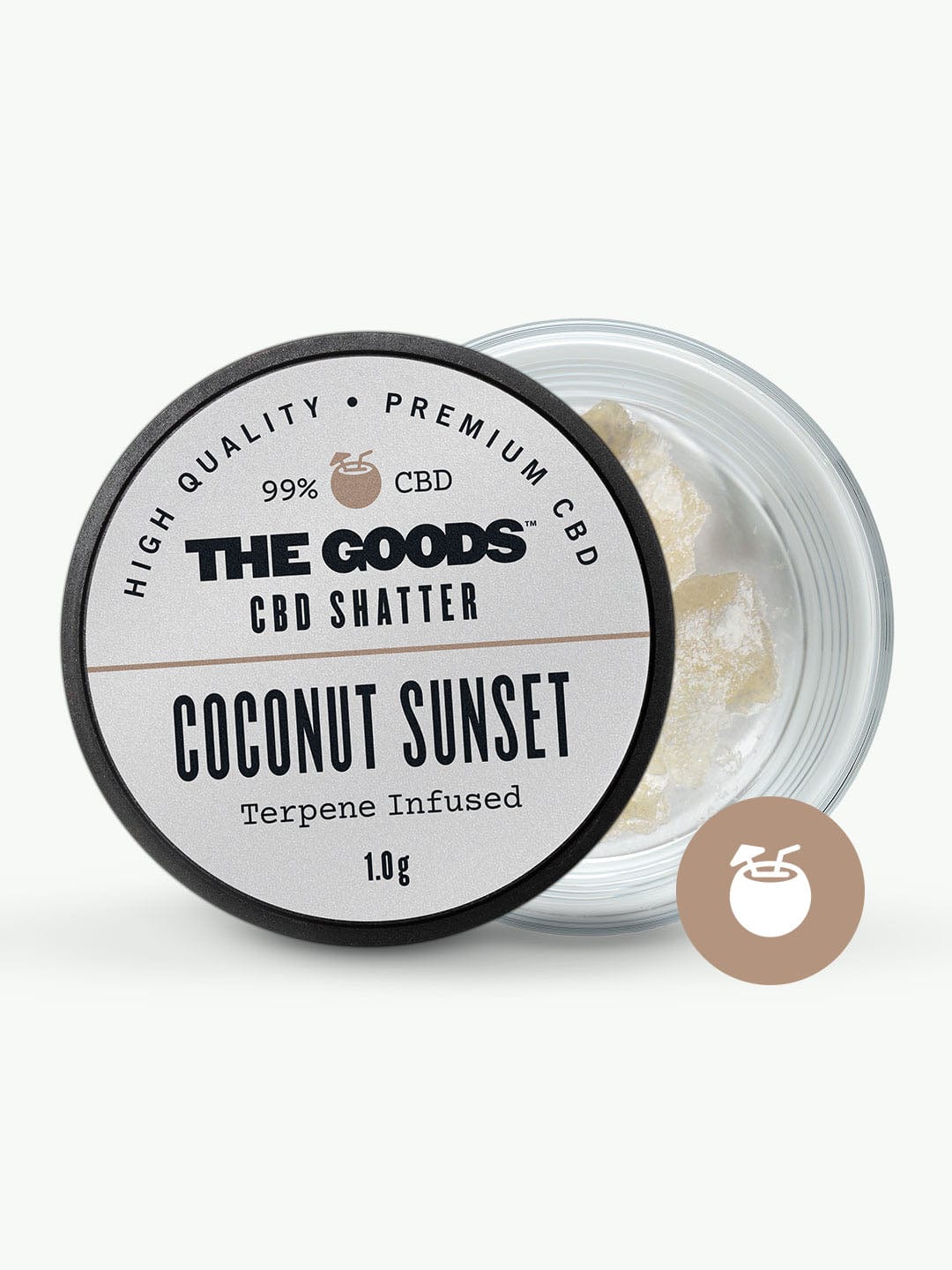 SHATTER - COCONUT SUNSET (ISOLAT DE CBD 99%)