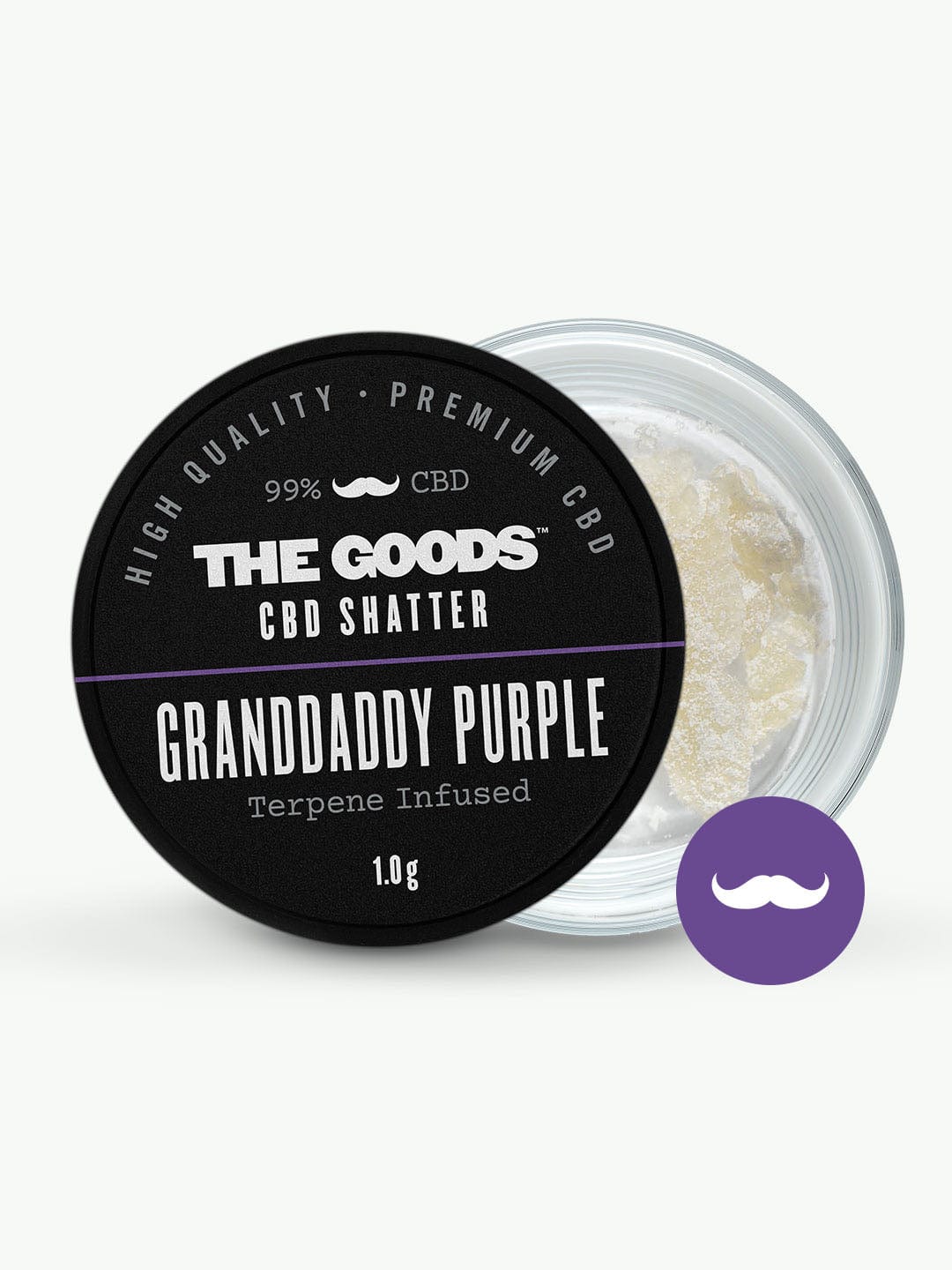 SHATTER - GRANDDADDY PURPLE (ISOLAT DE CBD 99%)