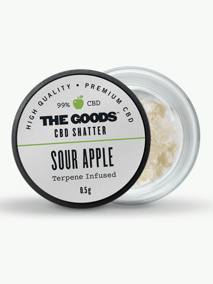 SHATTER - SOUR APPLE (ISOLAT DE CBD 99%)