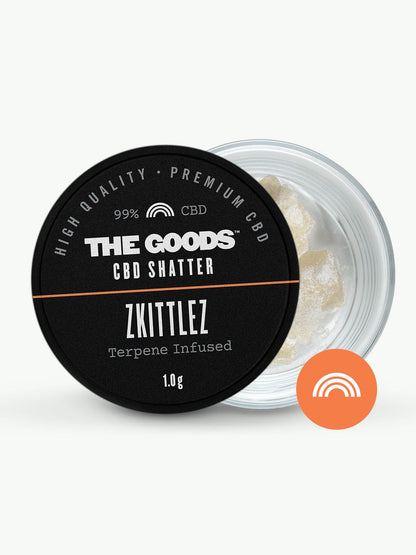 SHATTER - ZKITTLEZ (ISOLAT DE CBD 99%)