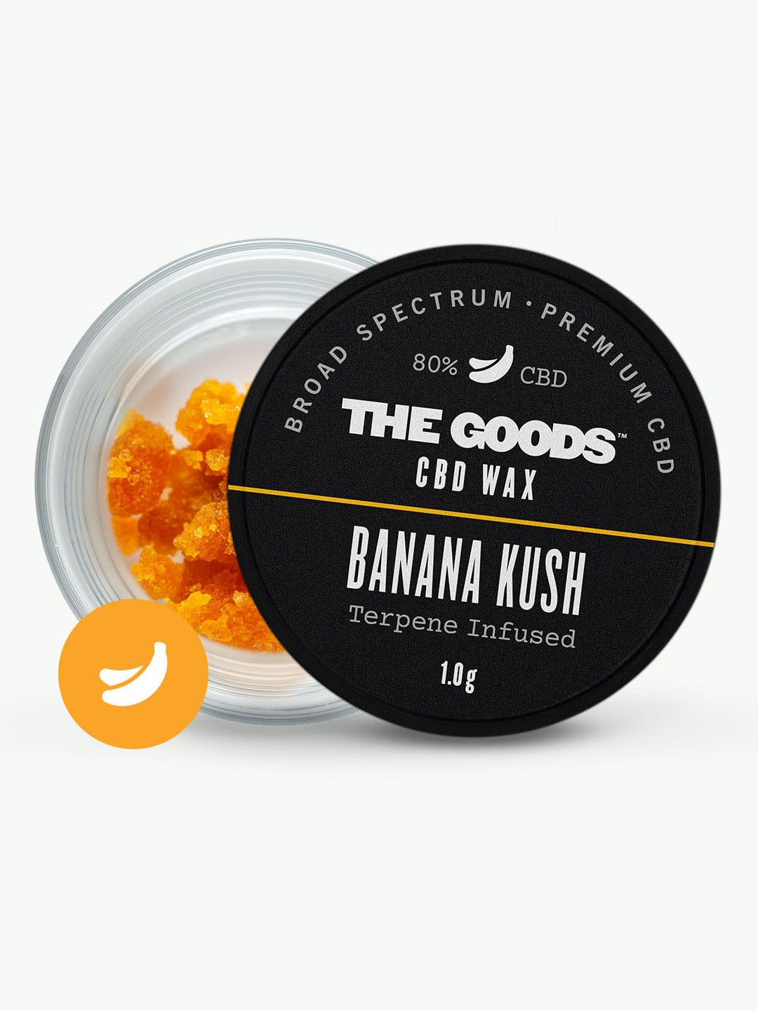WAX CRUMBLE - BANANA KUSH (80% CBD BROAD SPECTRUM)
