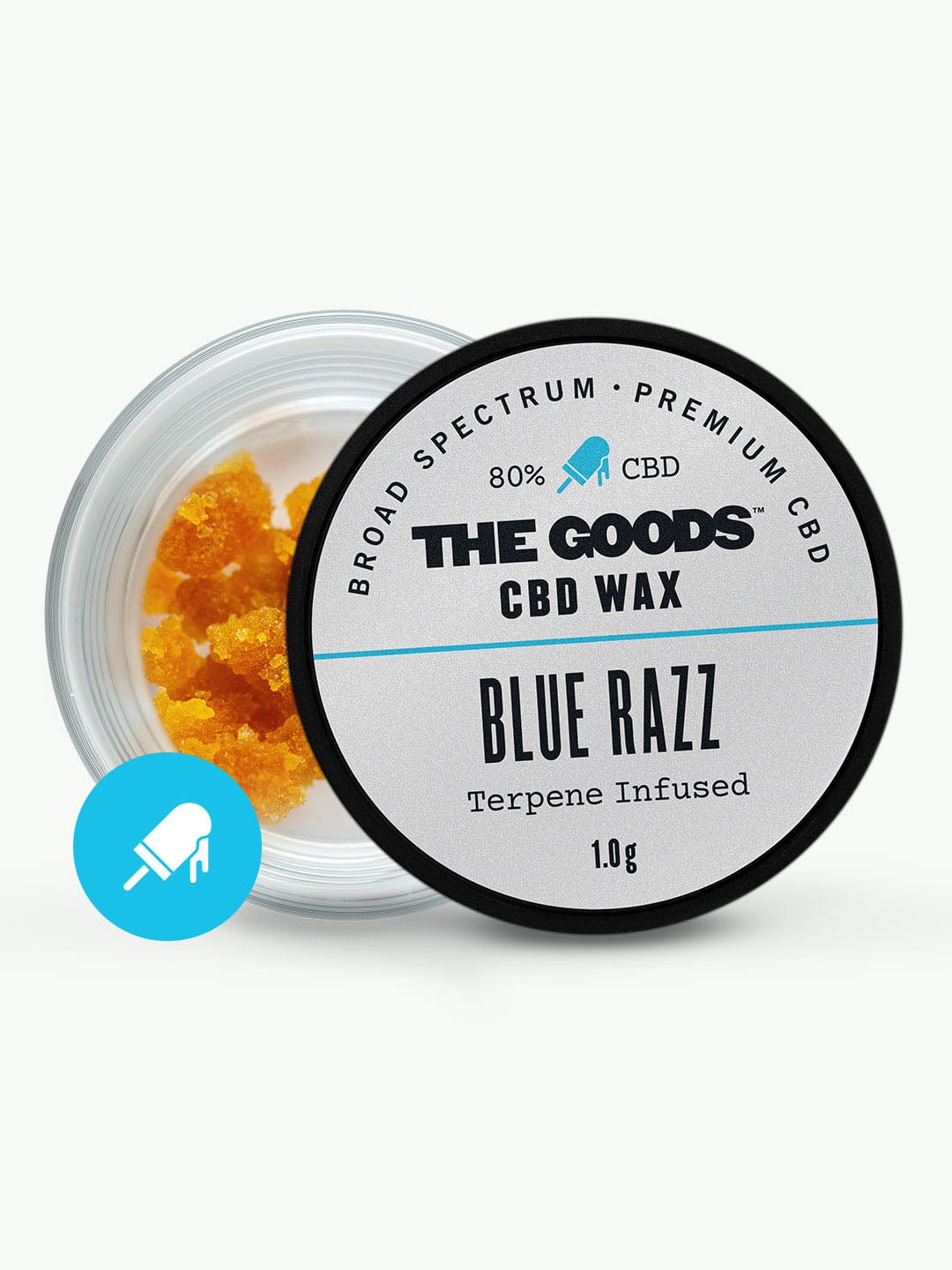 WAX CRUMBLE - BLUE RAZZ (80% CBD BROAD SPECTRUM)