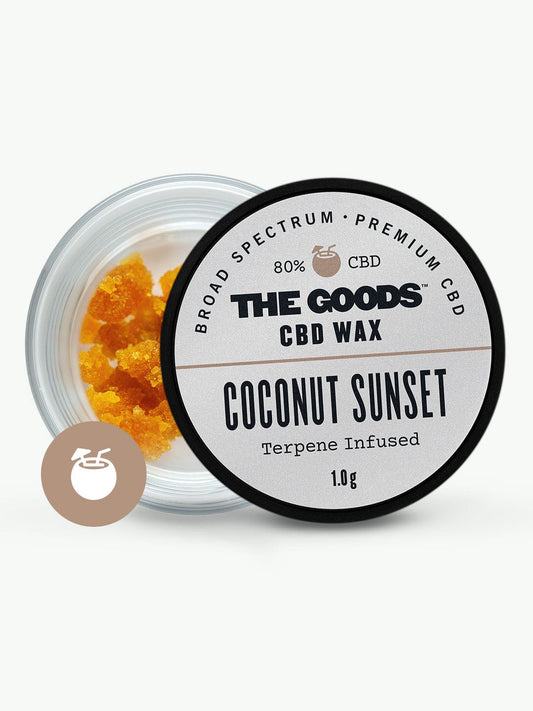 WAX CRUMBLE - COCONUT SUNSET (80% CBD BROAD SPECTRUM)