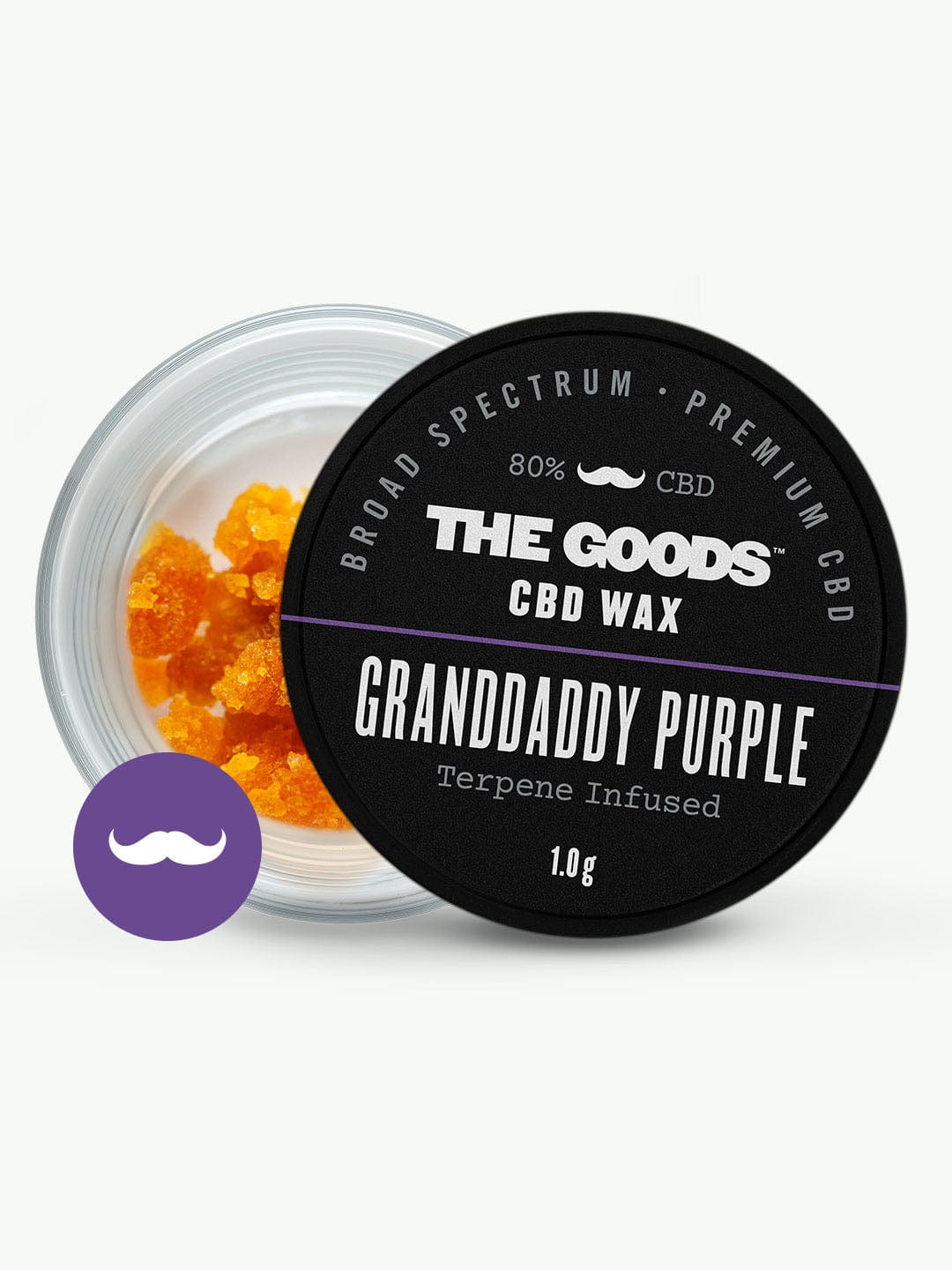 WAX CRUMBLE - GRANDDADDY PURPLE (80% CBD BROAD SPECTRUM)