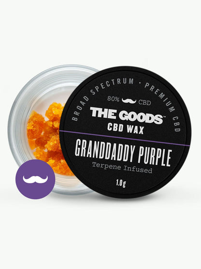 WAX CRUMBLE - GRANDDADDY PURPLE (80% CBD BROAD SPECTRUM)