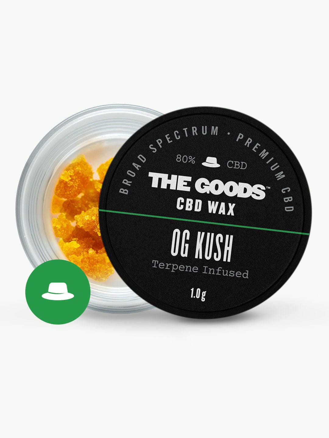 WAX CRUMBLE- OG KUSK (80% CBD BROAD SPECTRUM)