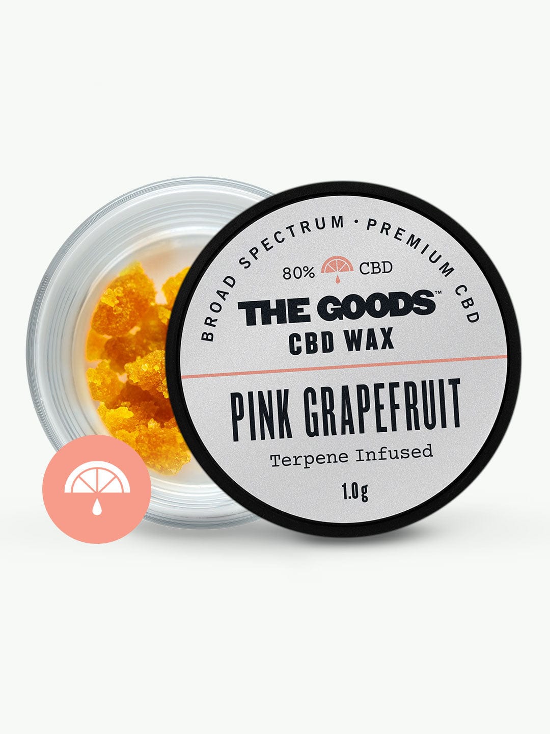 WAX CRUMBLE - PINK GRAPEFRUIT (80% CBD BROAD SPECTRUM)
