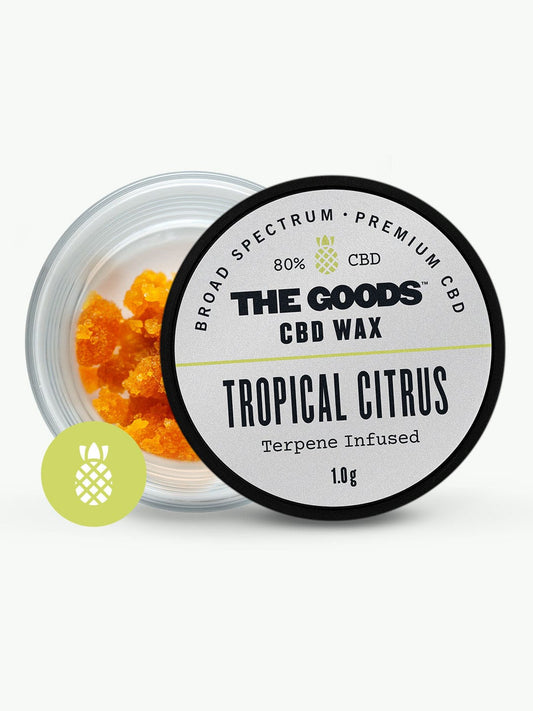 WAX CRUMBLE - TROPICAL CITRUS (80% CBD BROAD SPECTRUM)